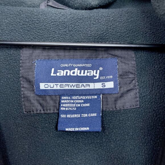 Cricket Wireless Fleece Lined Hooded Winter Jacket Black Employee Uniform Small - Picture 8 of 8